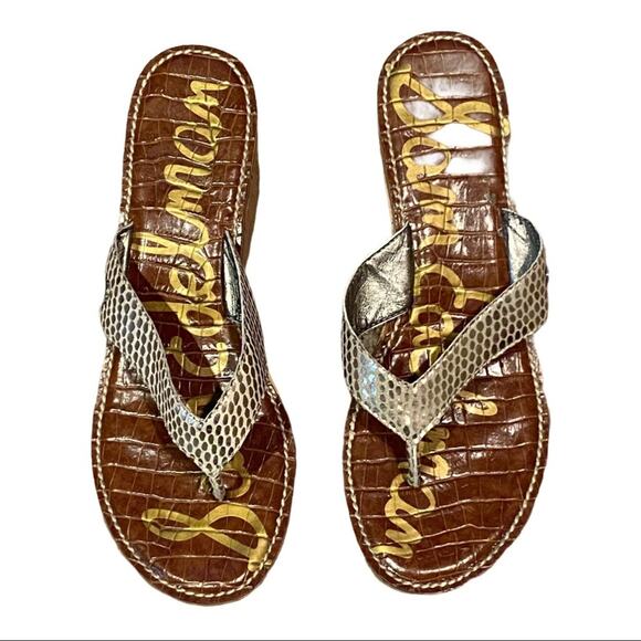 Sam Edelman thong cork wedge SZ 10 - Picture 3 of 10